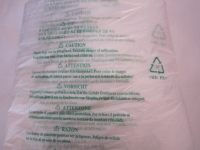 Мешки полиэтиленовые ПСД для упаковки холодильников с флексопечатью